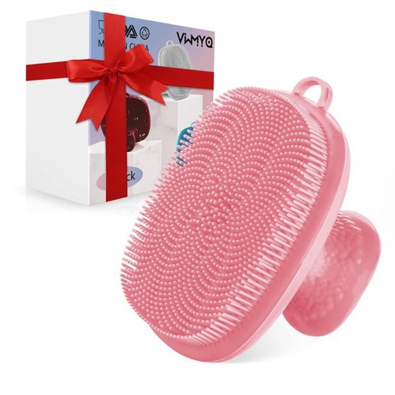 VWMYQ Silicone Face Scrubber for Men Facial Cleansing Brush Silicone Face Wash Brush Manual Waterproof Cleansing Skin Care Face Brushes for Cleansing and Exfoliating