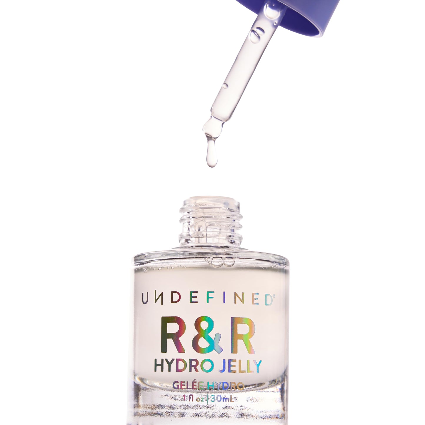 Undefined R&R Hydro Jelly Hydration Serum with Peptides, Hyaluronic Acid, Caffeine to Hydrate + Plump Face and Undereye, Vegan Alternative to Snail Mucin