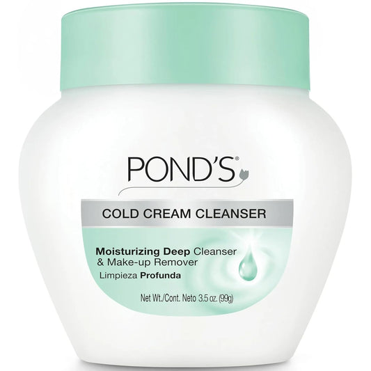 Pond's Cold Cream Cleanser 3.5 oz - Moisturizing Makeup Remover (Pack of 4)