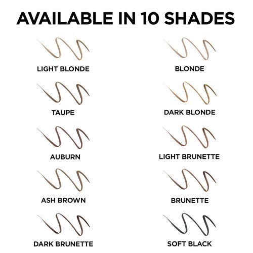 L’Oréal Paris Makeup Brow Stylist Definer Waterproof Eyebrow Pencil, Ultra-Fine Mechanical Pencil, Draws Tiny Brow Hairs and Fills in Sparse Areas and Gaps, Medium Ash Brown, 0.003 Oz
