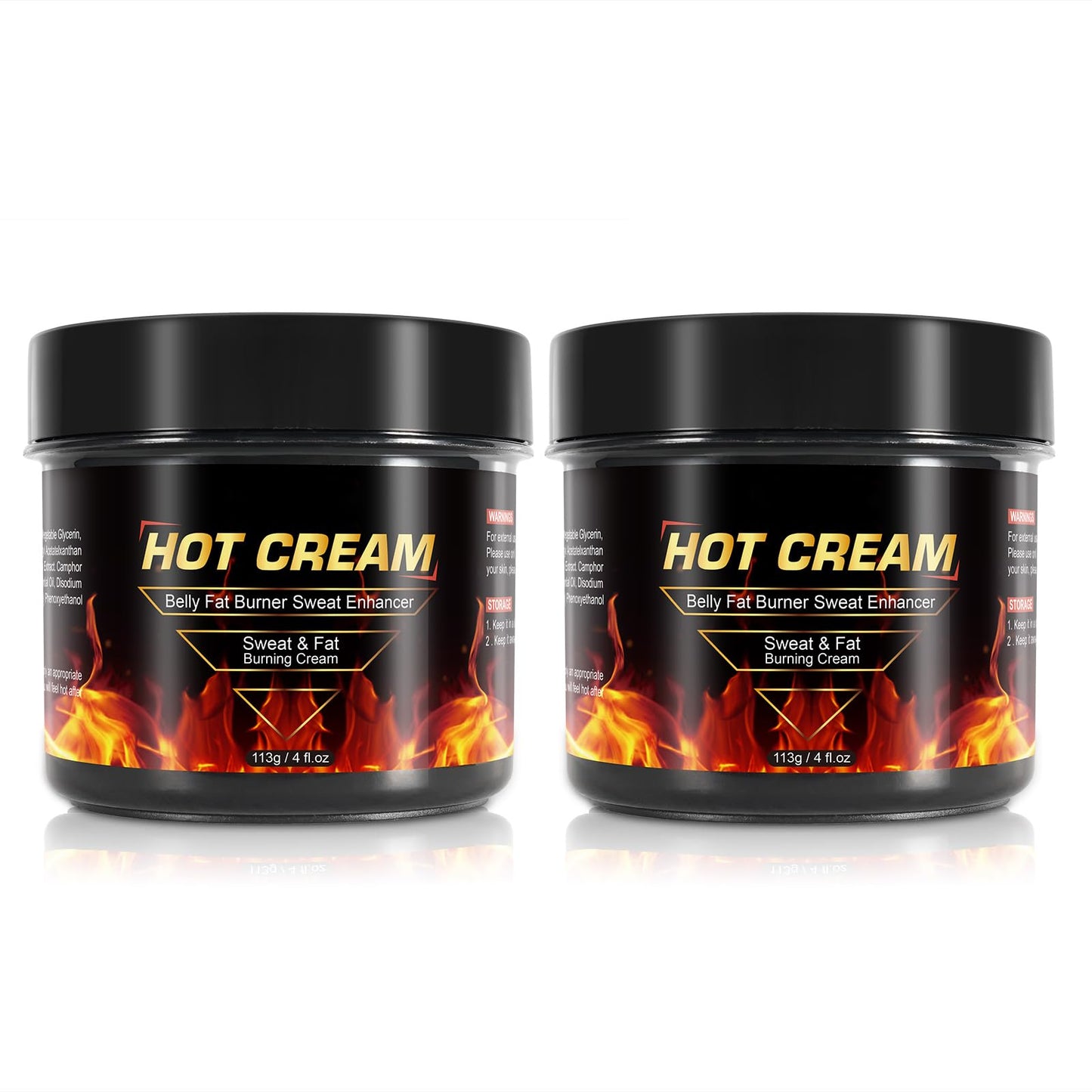 LTQXGT Sweat Cream for Belly Fat Burner for Women 2Pack – Hot Sweat Cream Workout Enhancer with Natural Ingredients – Cellulite & Fat Burning Cream for Thighs, Arms -Workout for Women & Men
