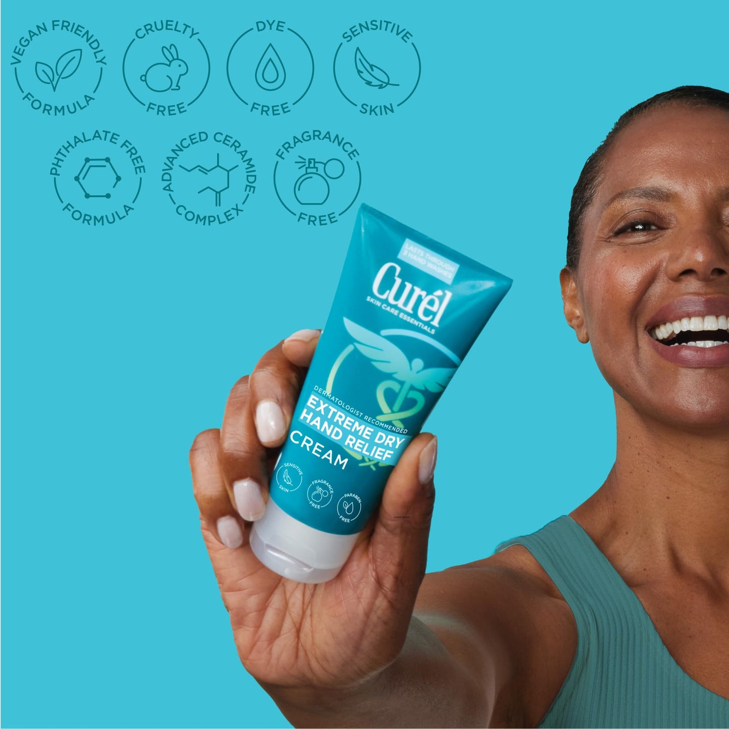 Curel Hand Cream for Dry to Extremely Dry Hands and Skin, 3 Fl Oz