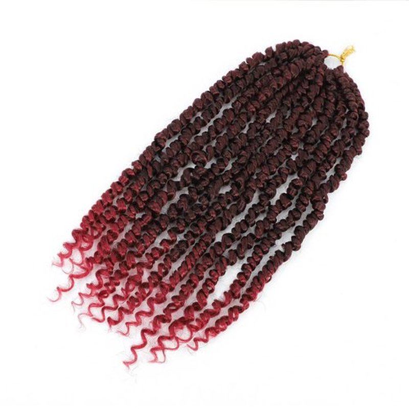 Passion Twist Hair 10 Inch 8 Packs, Pre Twisted Passion Twist Crochet Hair For Black Women, Pre Looped Passion Twist Curly Crochet Hair, Short Crochet Passion Twist Hair (10 Inch (Pack of 8), TBug#)