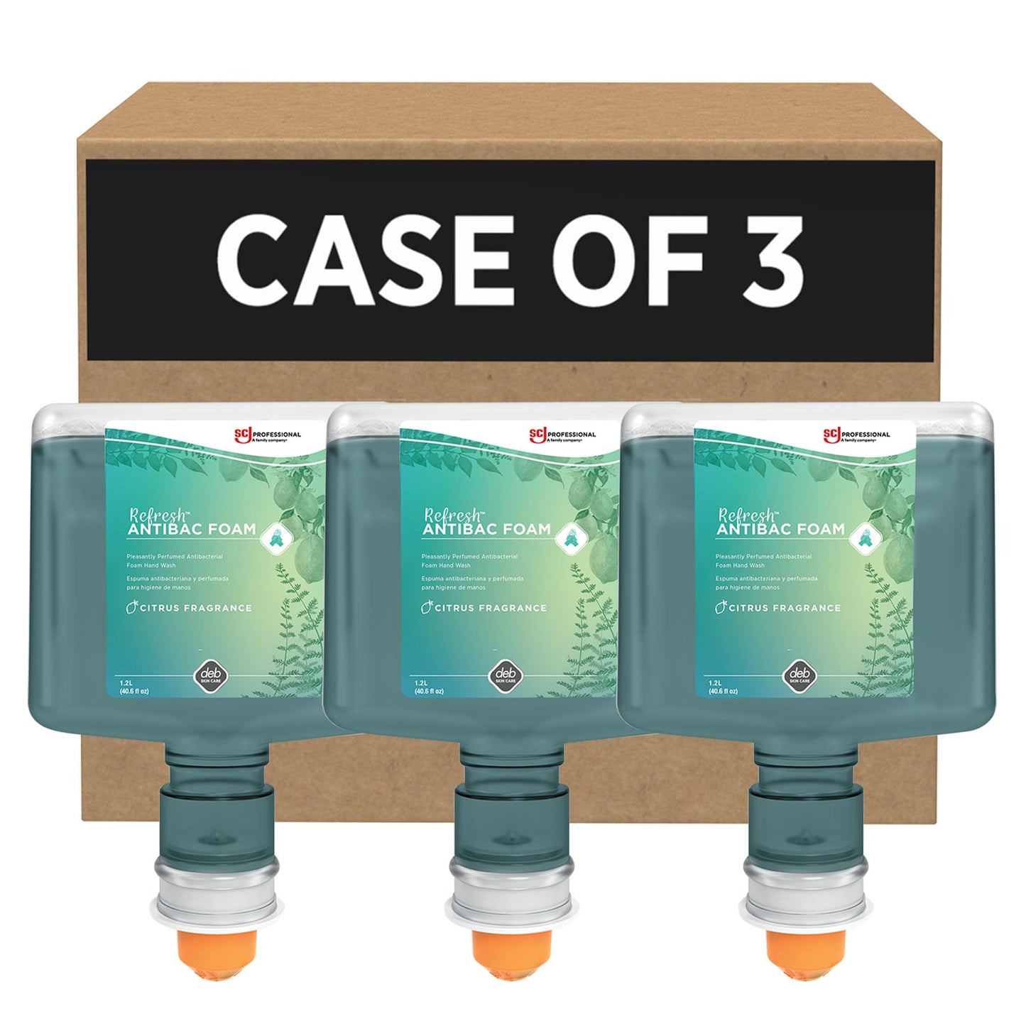 REFRESH ANTIBAC FOAM HAND WASH TOUCH FREE 1.2 LITER