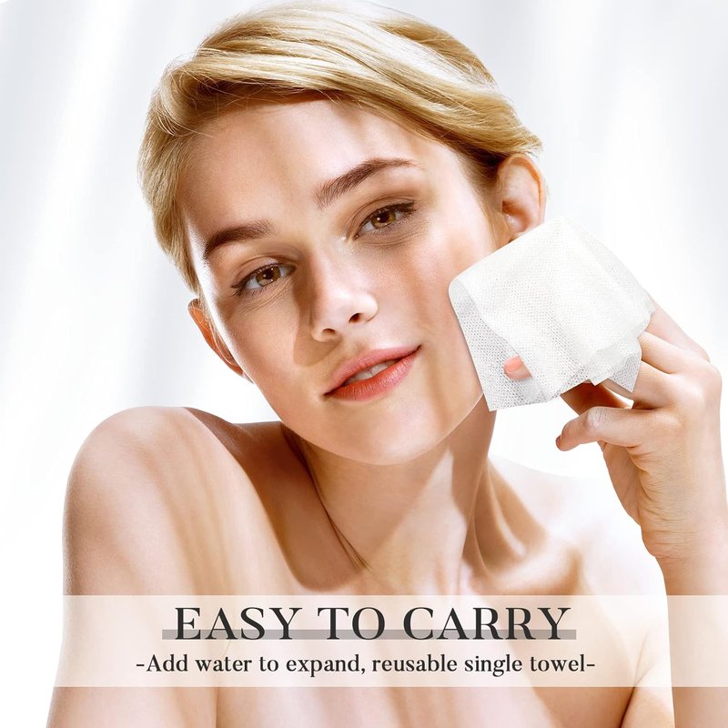Compressed Towels - 2000 Pcs Portable Disposable Mini Face Towels | Cotton Compressed Coin Tablets for Travel, Camping, Spa, Hotel