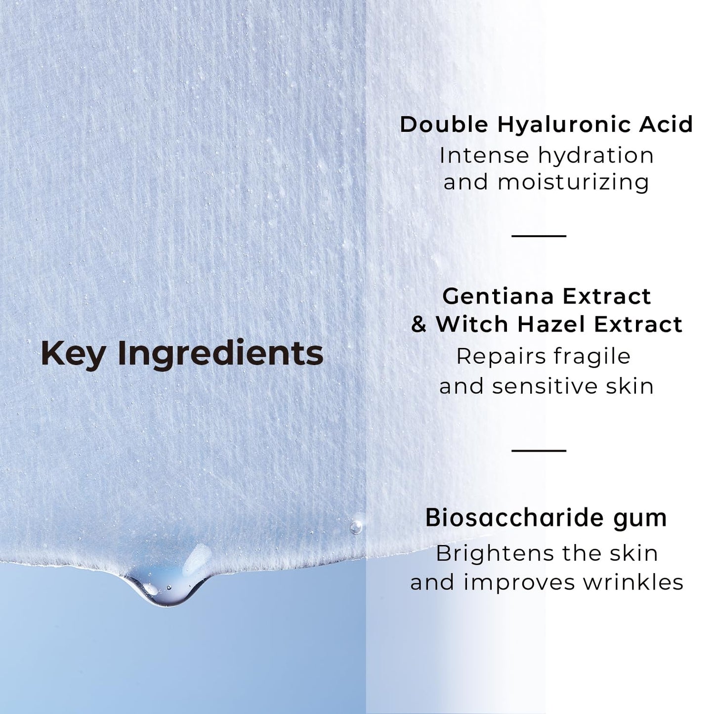 +WIS+ Intensive Hydrating Natural Face Masks 24 EA | Hyaluronic Acid & Collagen | Tend Skin, Sensitive Skin Safe | Pore Minimizing, Elasticity Boost | Dehydrated Skin Repair |
