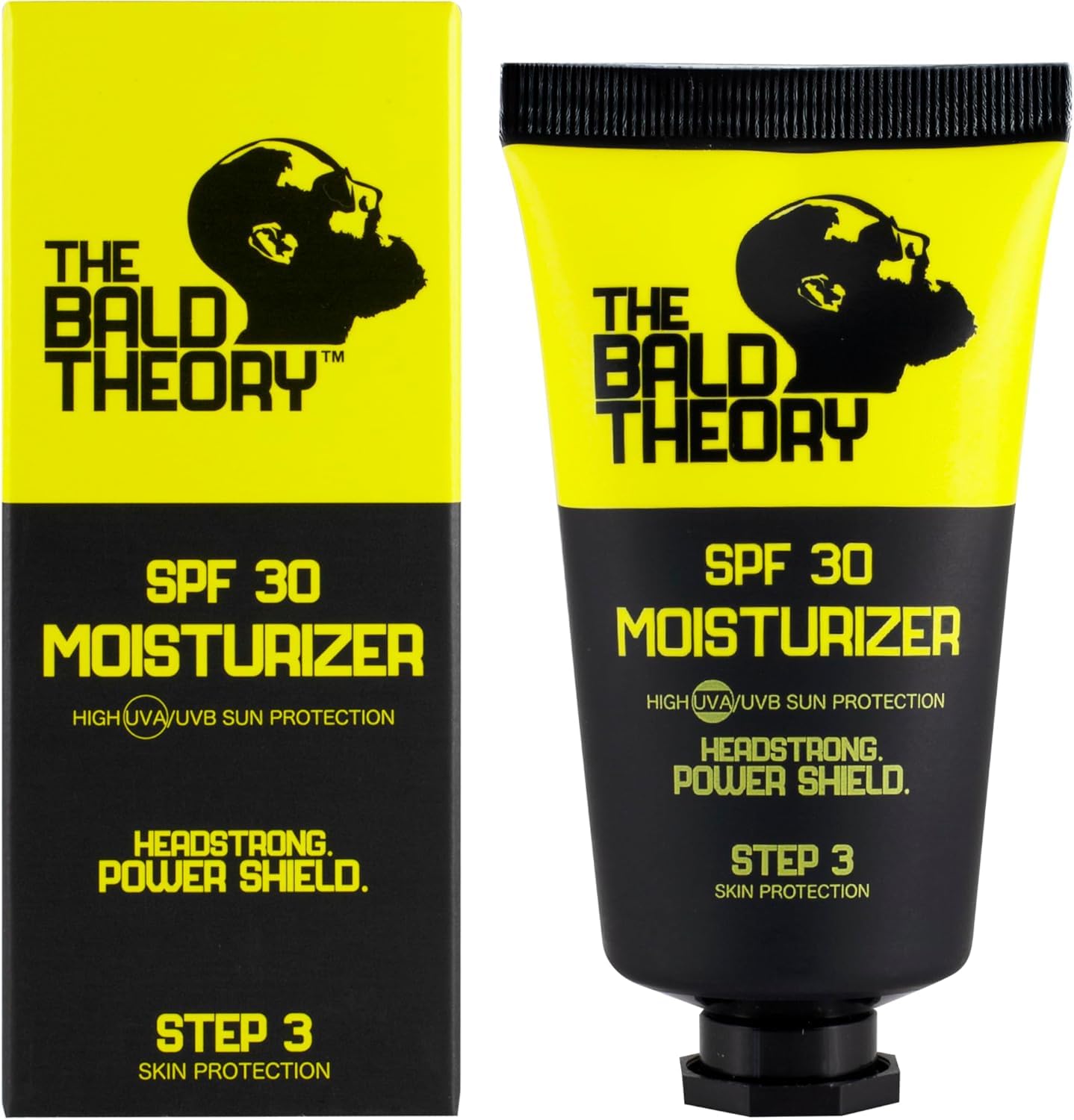 The Bald Theory SPF 30 Scalp Moisturizer Shield with Salicylic Acid, Hyaluronic Acid, Niacinamide & Aloe Vera – Lightweight Daily Protection, Deeply Hydrates & Exfoliates