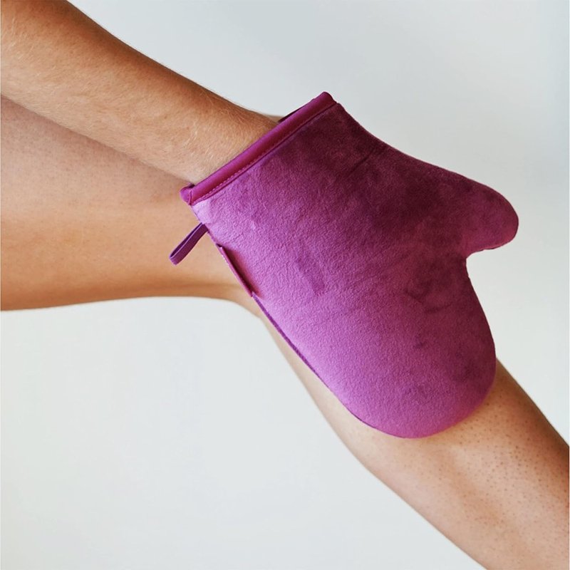 Self Tanning Mitt - Streak-Free Applicator Glove for Face & Body | Velvety Soft, Washable, Reusable - Perfect for Foam & Mousse