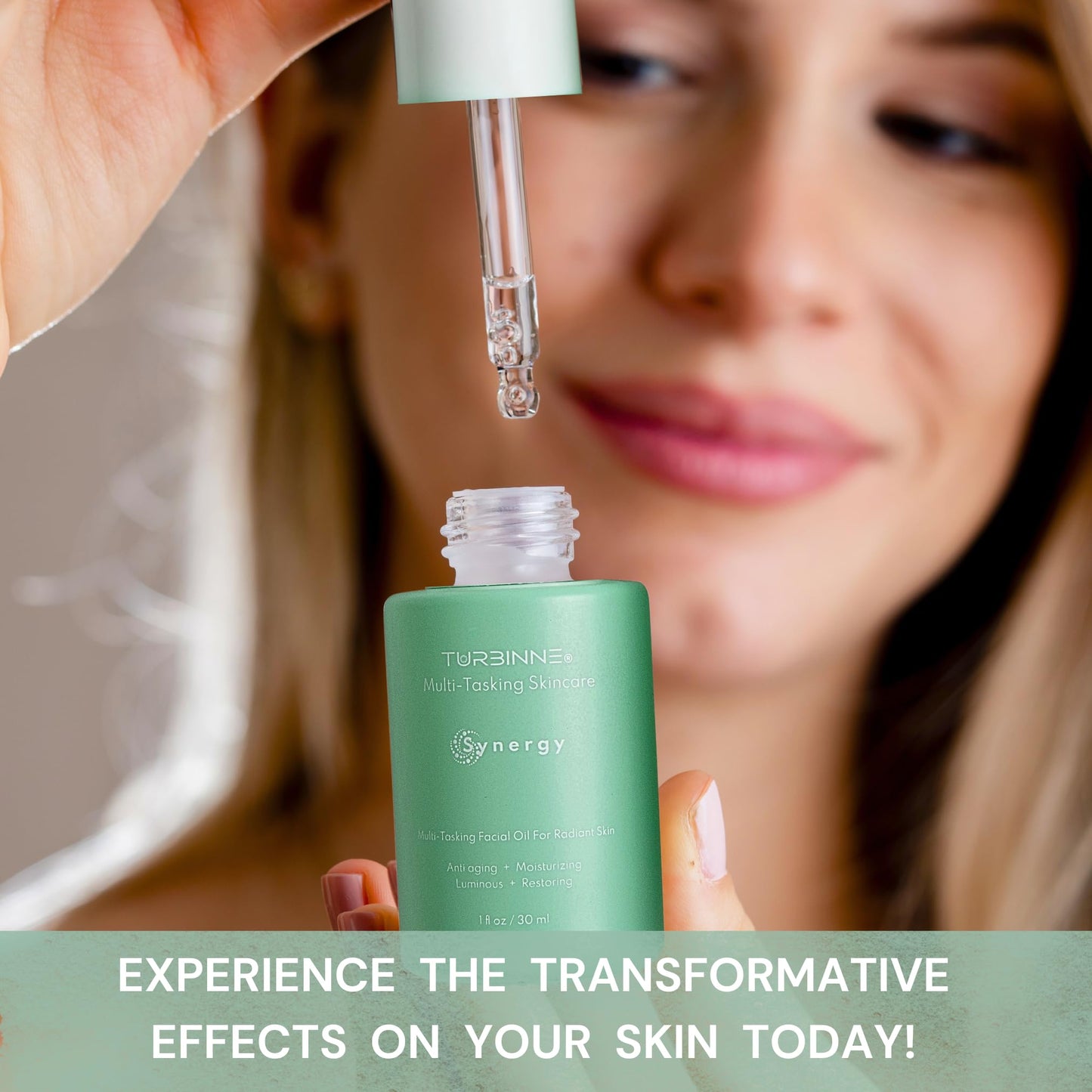 Turbinne 10 Facial Oil Blend – Anti-Aging Face Oil with 3% Retinol & 30% Vitamin C, Hydrate, Wrinkle Reduction, Fades Dark Spots, Fast-Absorbing & Non-Greasy (1 Count)