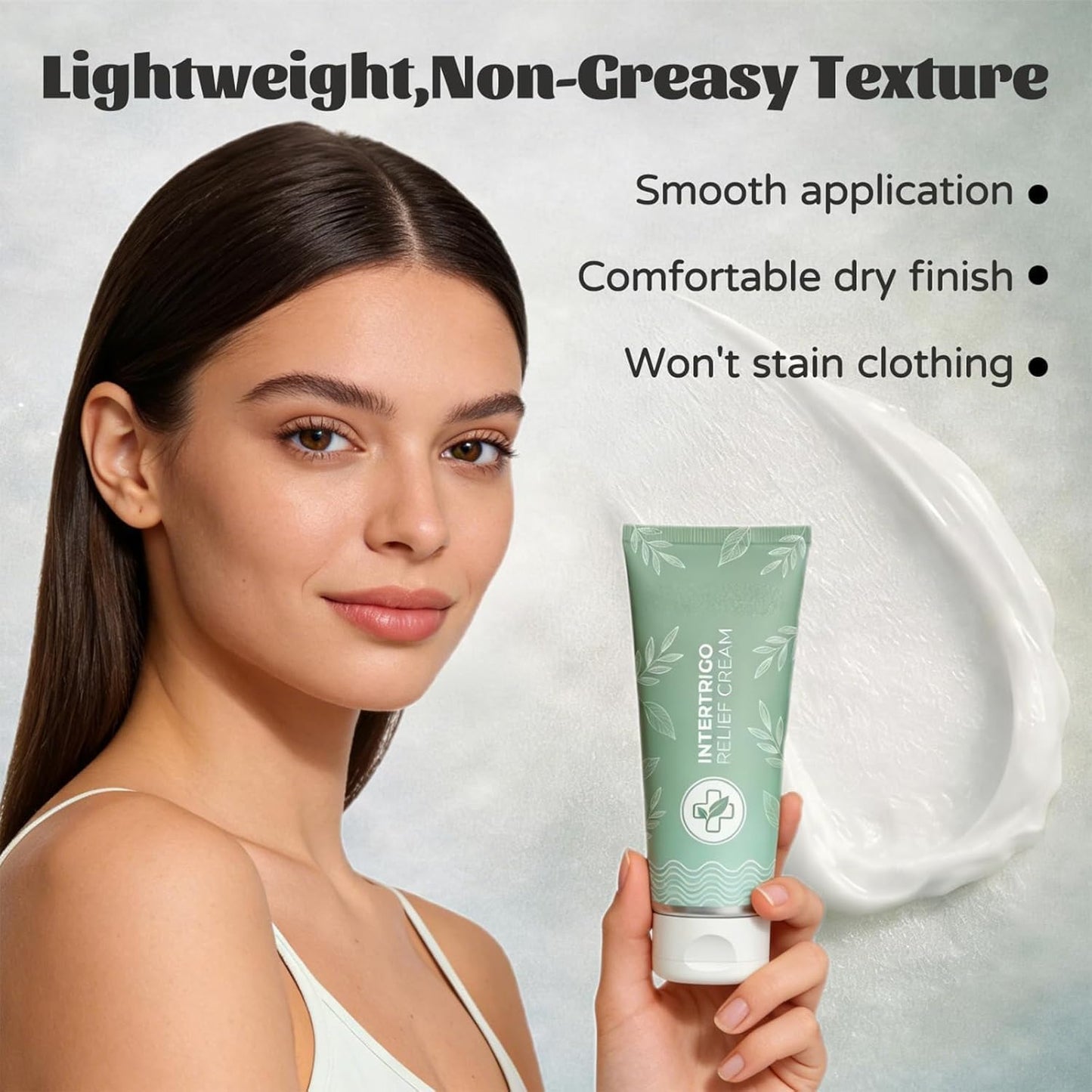 ALMOSDO Clairon Rashbreak Formula, Clairon Intertrigo Relief Cream, Skin Fold Care & Chafing Support Cream with Zinc Oxide & Undecylenic Acid Helps Soothe Irritated Skin