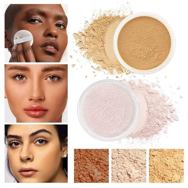 Luminancemilano Pink Powder,Pink Setting Powder,Blurring Setting Powderallaura,Allaurabeauty Setting Powder,Blurring Powder Makeup for All Skin (2, #)