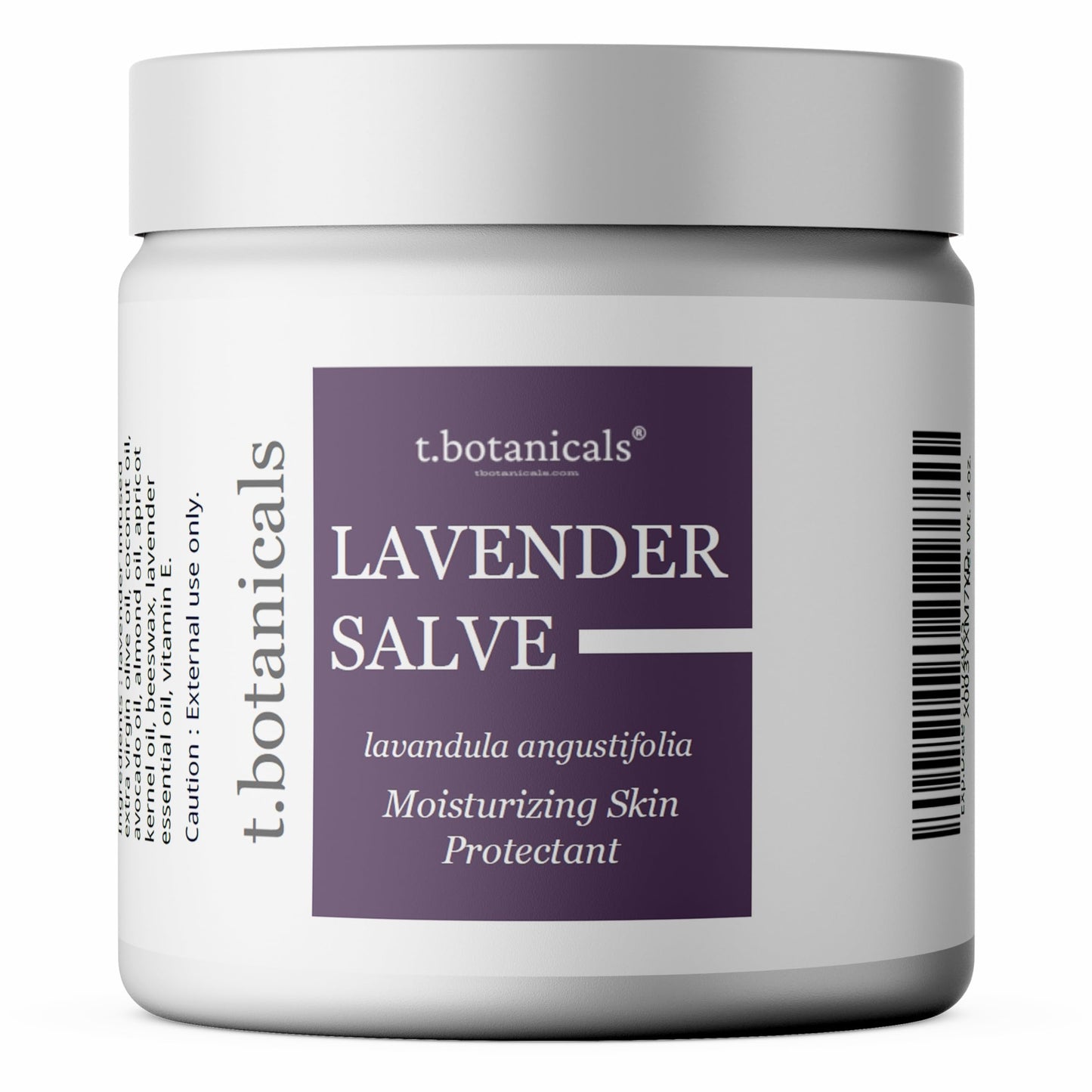 Lavender Salve, All Natural Moisturizing Lavender Balm, Skin Protectant Repair Ointment for Irritated Skin (4 oz)