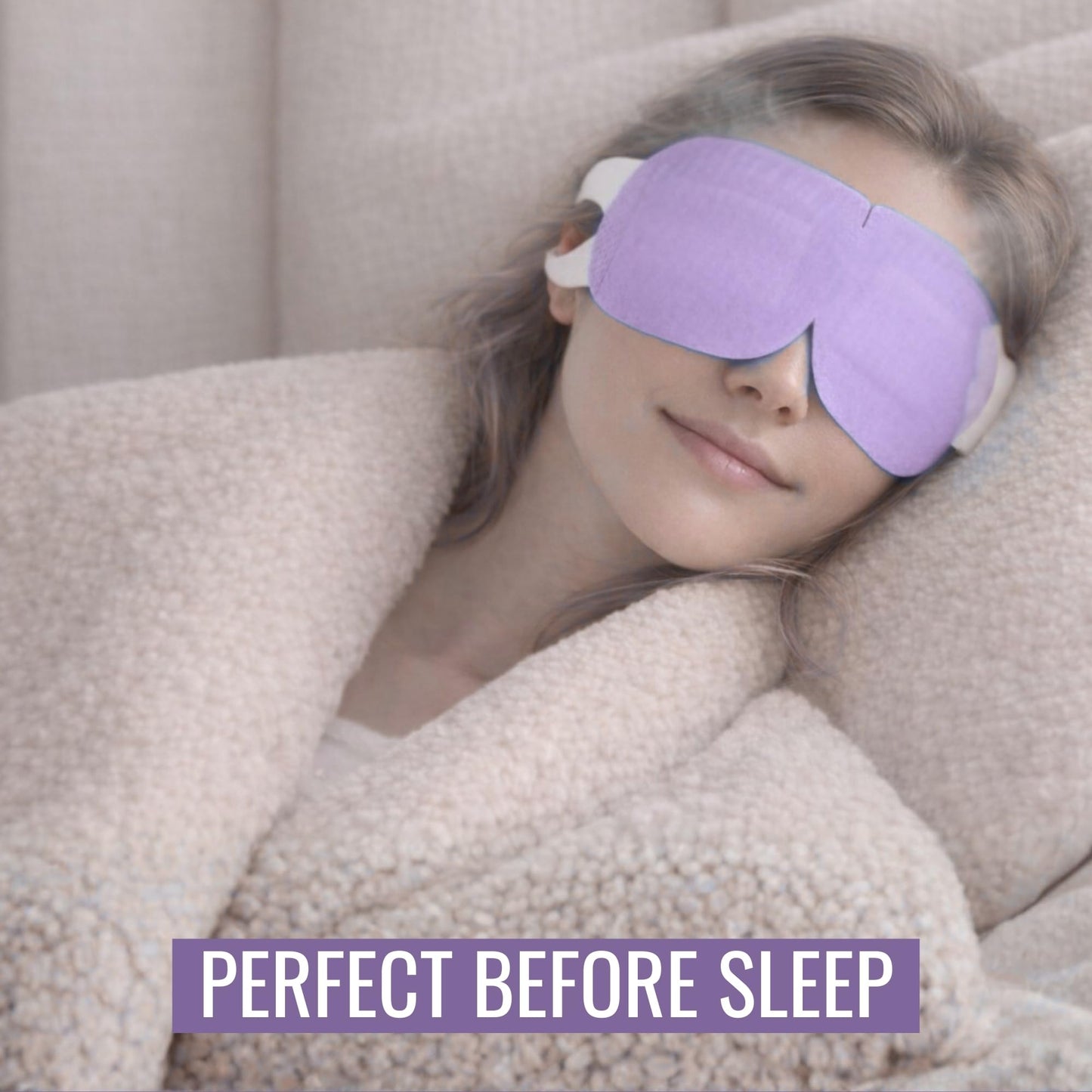 NOVEHA Lavender Self Heating Steam Eye Mask for Dry Eyes 30PCs Air-Activated Steam Eye Mask Warm Compress for Ease Daily Strain, Eye Relaxation, Travel & Spa Use, Soothing Moist Heat for Stressed Eyes