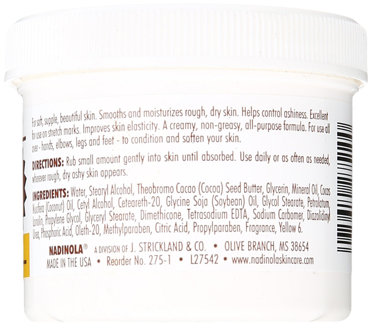 Nadinola Cocoa Butter Cream 4 Oz