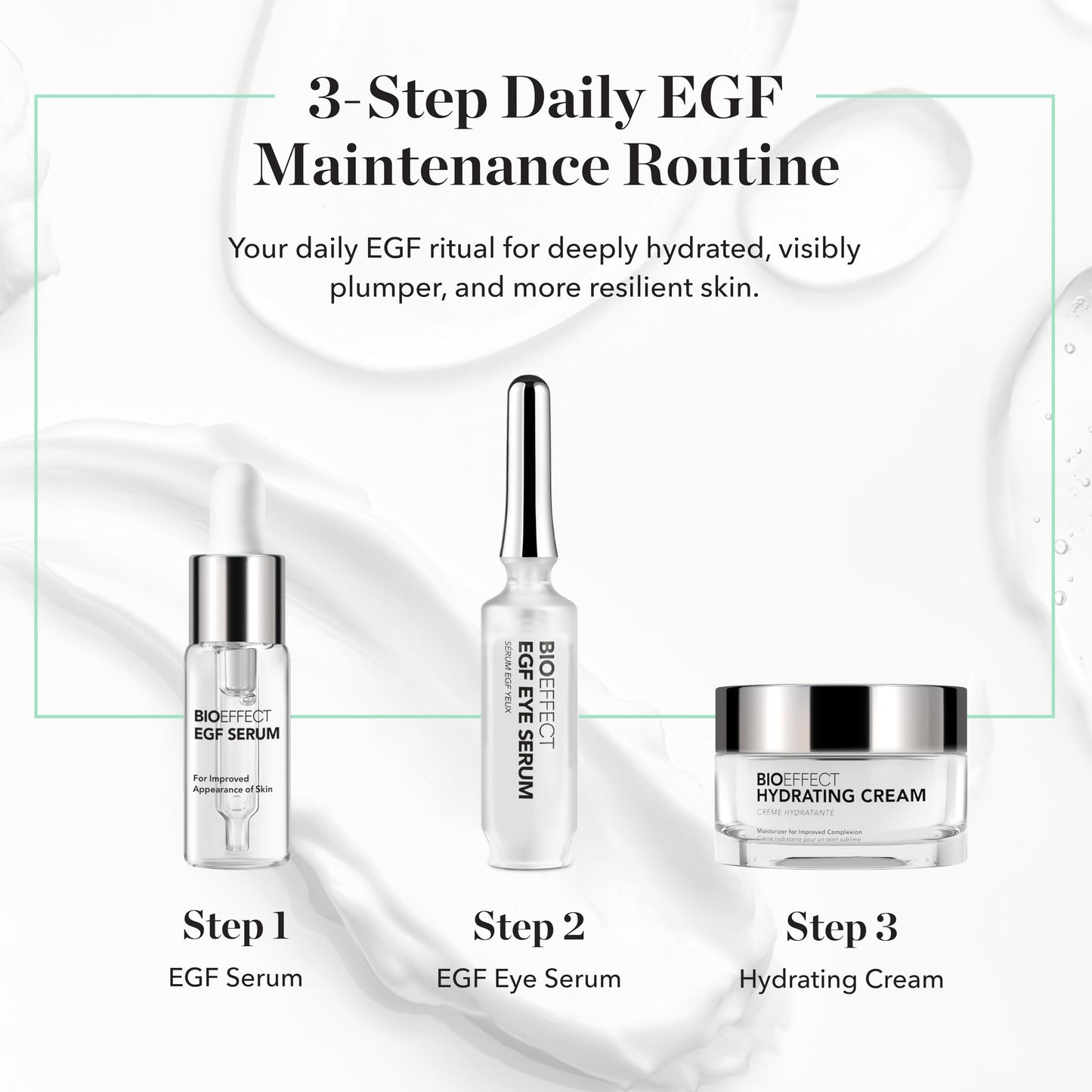 BIOEFFECT EGF Eye Serum with De-Puffer Rollerball | Age-Defying Under Eye Treatment with Epidermal Growth Factor for Fine Lines, Wrinkles, Puffiness & Sagging (6 mL + 6 mL) 12 mL / 0.40 oz