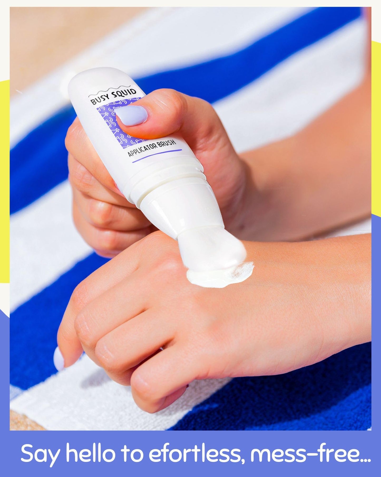 Set of 2 Refillable Sunscreen Brush for Face – 2 oz Travel Applicator for Liquid SPF – Mess-Free Reapplication for Kids & Adults – Perfect for Beach, School & Sports