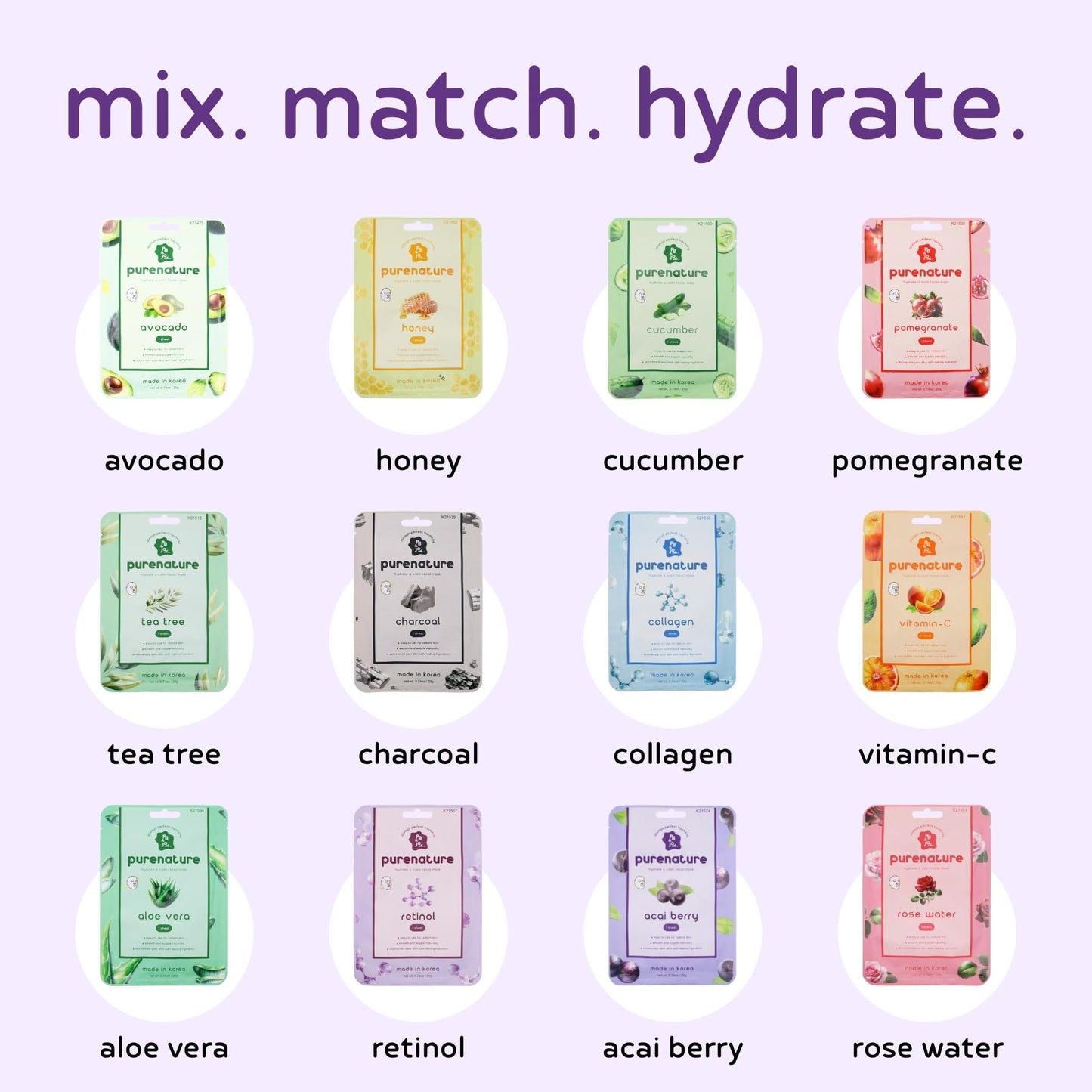 PB & JAY Acai Berry Sheet Mask | Korean Face Mask (1 Count)