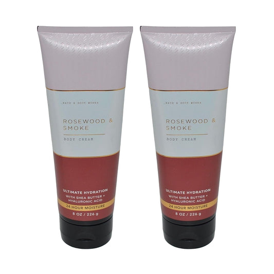 Ultimate Hydration Body Cream - Rosewood Smoke Scent | 8 oz Pack of 2