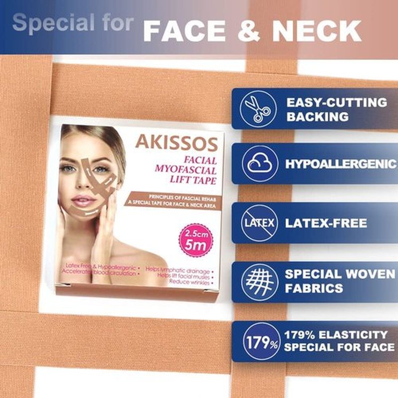 Akissos Forehead and Between Eyes Wrinkle Patches The Original Wrinkle Patch Non Invasive Wrinkle Smoothers for Forehead Wrinkles 5cm width