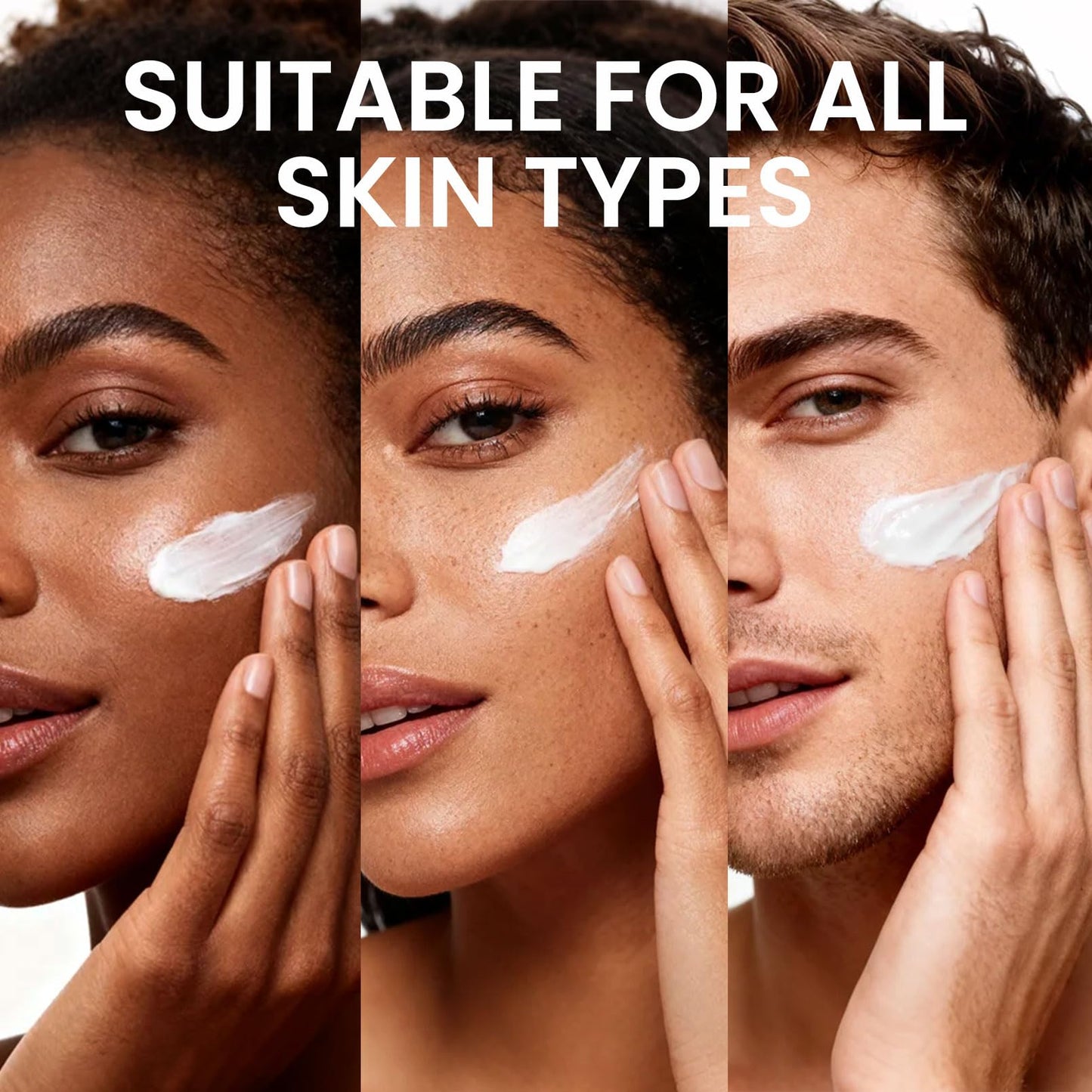 ConfidMiss 5X Ceramide Barrier Moisturizer Face Cream, With Ceramide Hyaluronic Acid Centella Collagen Hydration Relief Redness Reducing Ultra Repair Cream For All Skin Type Sensitive Skin 2PCS
