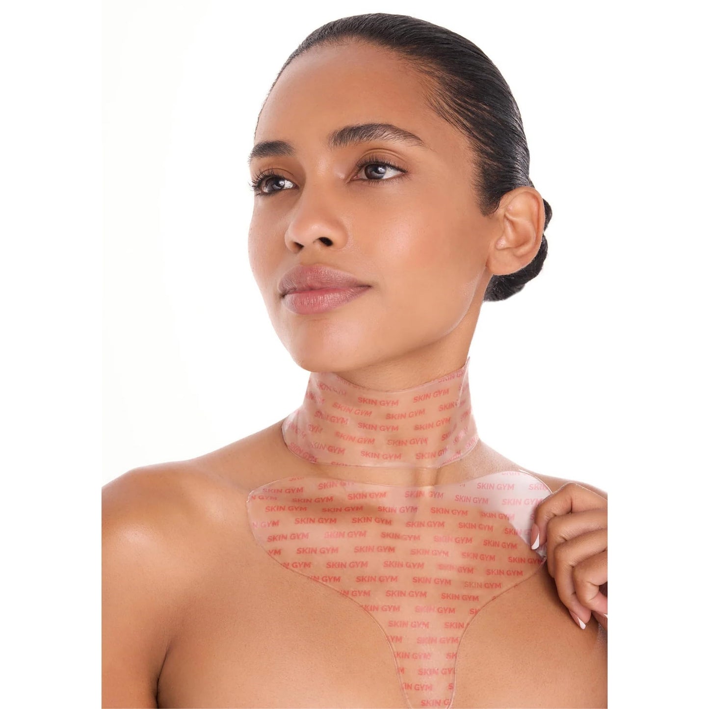 SKIN GYM Reusable Neck Wrinkle Patch – Medical-Grade Silicone Neck Patch to Smooth Fine Lines & Wrinkles, Hydrating Anti-Aging Décolletage Treatment, Reusable Skincare