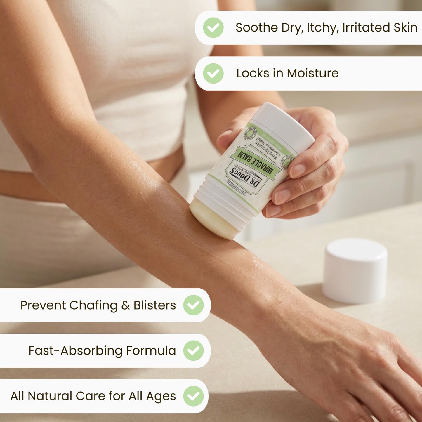 Dr. Doug's Ultimate Skin Hydration & Recovery Bundle - All-Natural Organic Balms for Sensitive Skin (3-Pack)