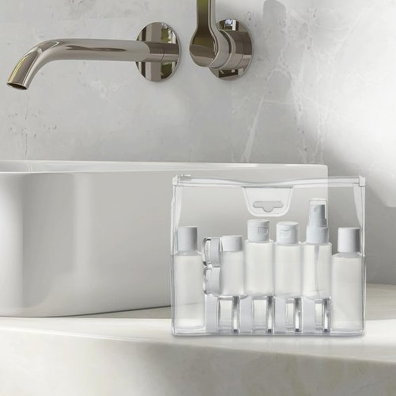Conair Travel Sized Toiletries, TSA Approved Travel Bottles, Travel Sized Bottles by Travel Smart, 13 Piece Set