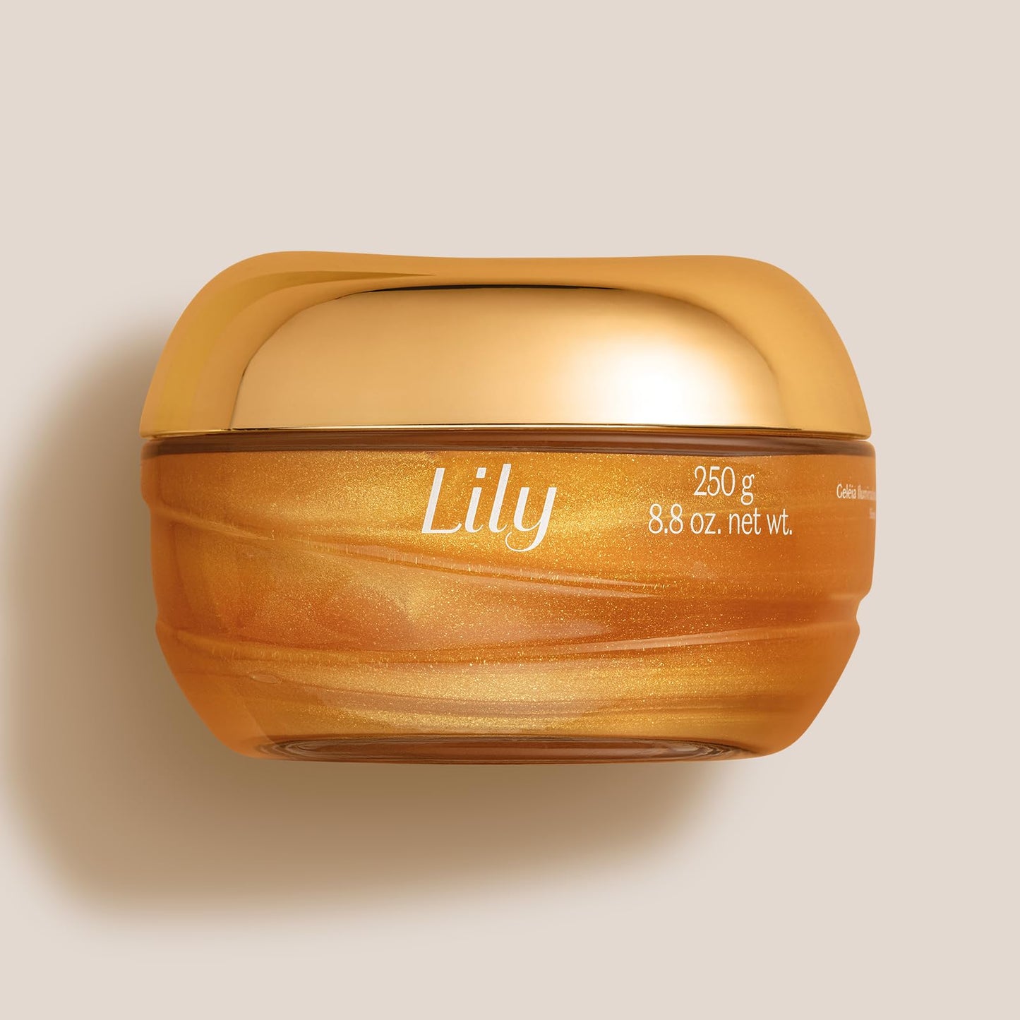 O Boticário Lily Scented Shimmering Body Gel, 8.8 Ounce