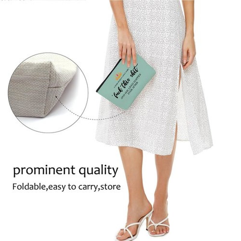 Funny Gifts for Women, Sister, Strong Women Retirement Gifts Cool Gifts for Coworkers, Hostess Gift Ideas Gag Gifts Birthday Girls Weekend Fun Gifts Makeup Travel Bag Inspirational Cosmetic Bag