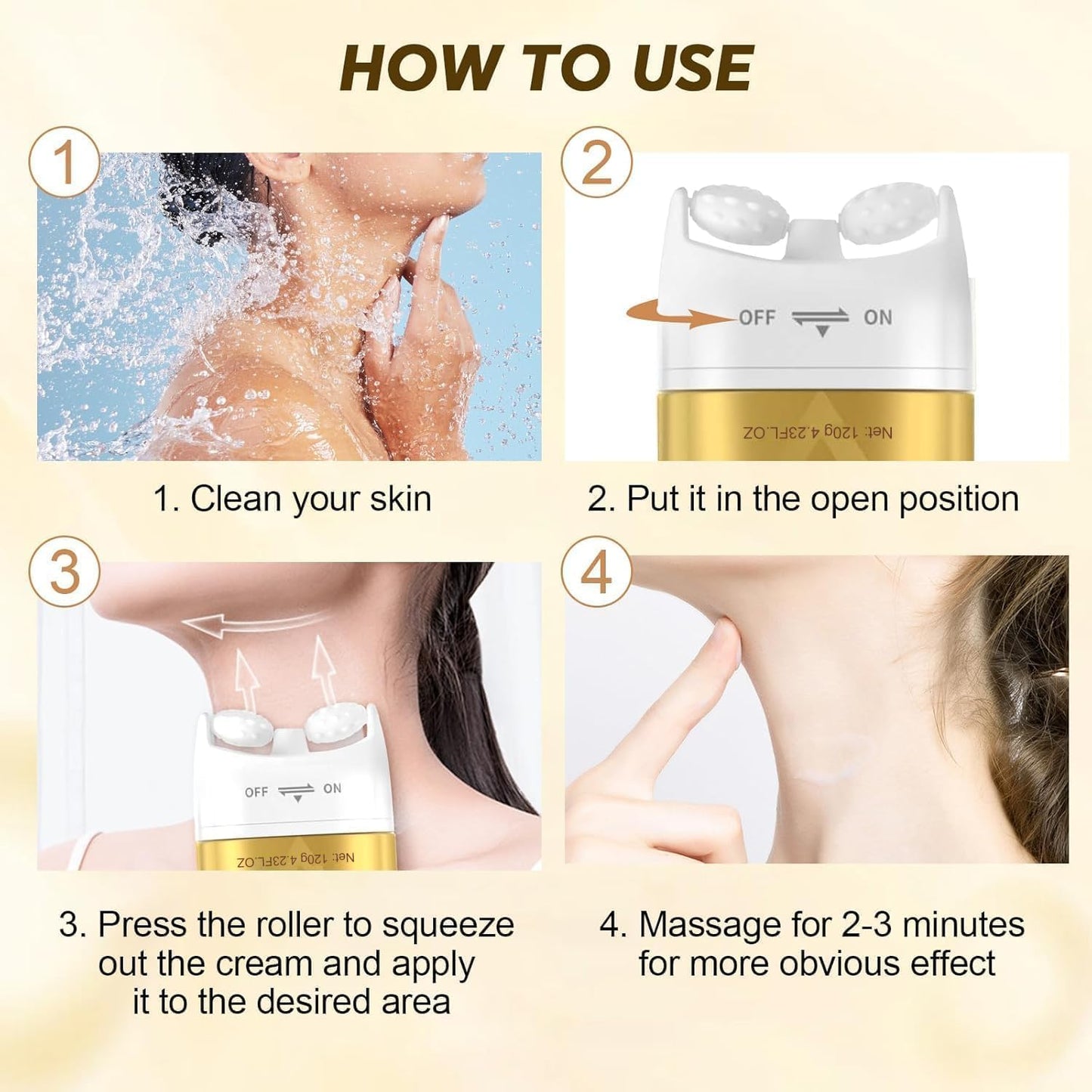 Alhgpua AH-8 Firming Neck Cream for Crepey Skin Body Care Comfort, Moisturizing, Contains Hexapeptide, Tightening Lotions Cosmetic Skin Care Skin Repair for Both Men and Women