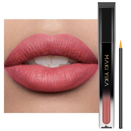 MAKI YIKA Pink Lipstick for Women Color Stay Long Lasting Lipsticks, No Smudge Matte Liquid Lipstick Transferproof Cruelty-Free Lip Color |That Girl