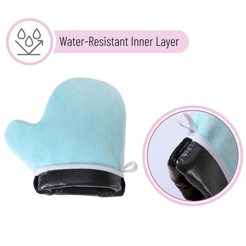 Slick- Self Tanning Mitt, Blue, Self Tanner Mitt, Self Tan Mitt, Tanning Glove, Tanning Mitts Self Tanner, Self Tanning Glove, Tanning Gloves for Self Tan Lotion, Self Tanner Glove Mitt