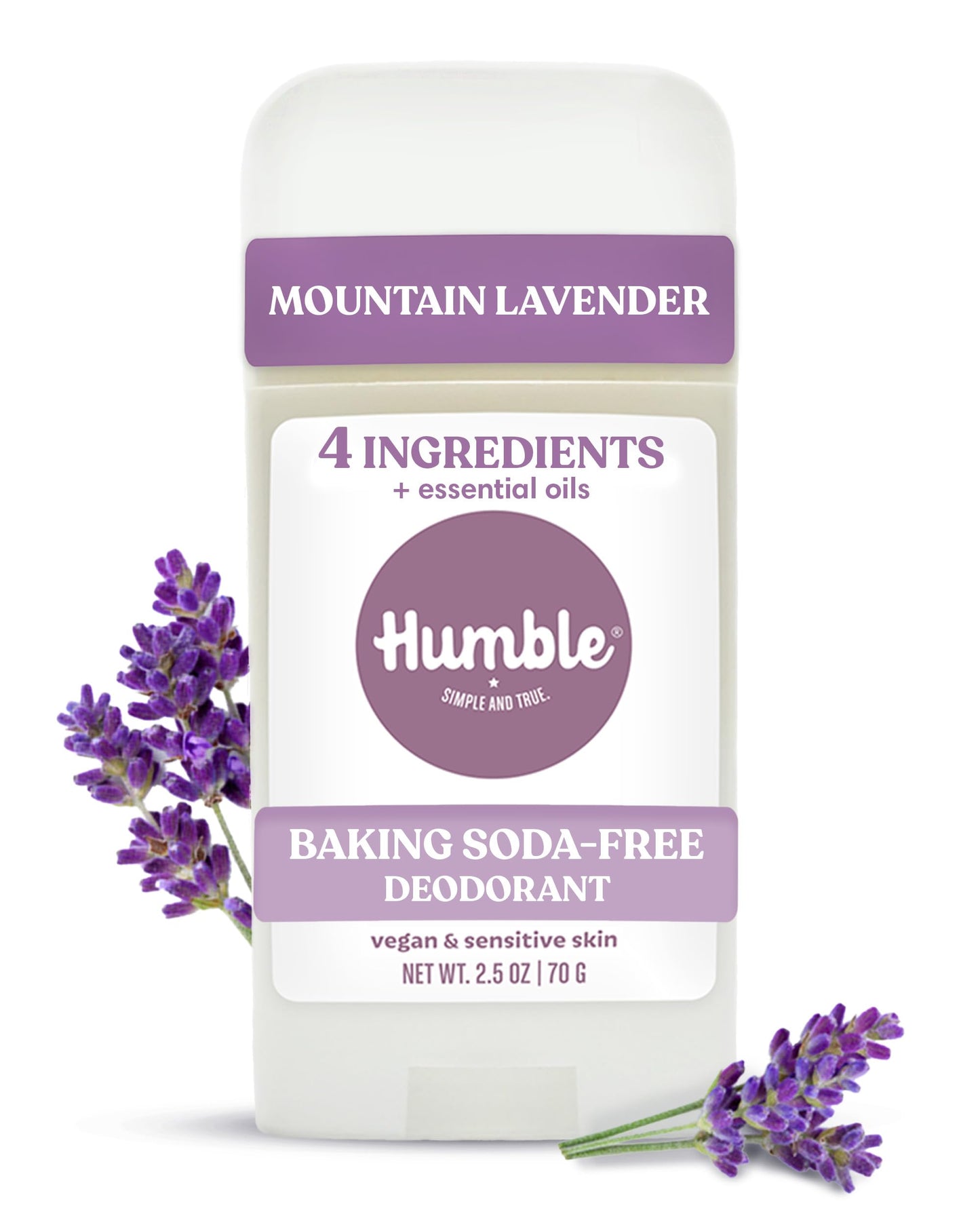 Humble Aluminum-Free Deodorant, Mountain Lavender - 1 Pack
