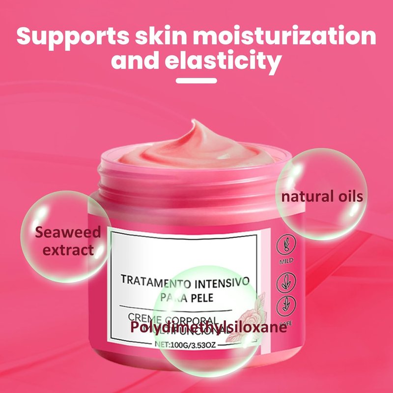 Pregnancy Stretch Mark Cream - Rose Scented Belly Butter for Skin Care | 100g Daily Moisturizer