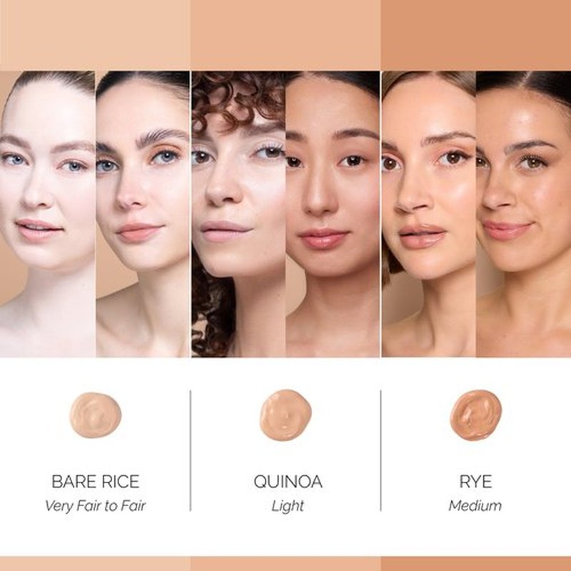 OFIR Sheer Skin Hydrating Tinted Moisturizer | Makeup Tinted Moisturizer | Breathable,Lightweight Hydration | Skincare | Vegan, Sheer Coverage, Evens Complexion | Bare Rice - Very Fair to Fair 1 FL OZ