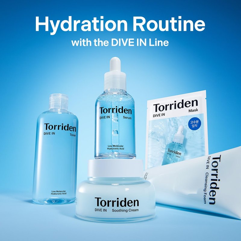 Torriden DIVE IN Cleansing Foam - Hydrating Daily Face Wash for Sensitive Skin | 150ml (5.07 fl.oz.)