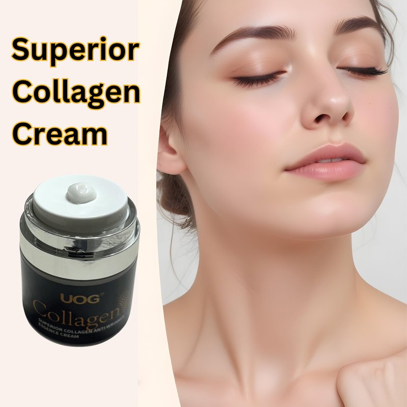 UOG (United One Collagen Complex - Anti-Wrinkle Essence for Face & Neck. Ultimate Firming & Lifting Moisturizer. Day-to-Night Hydrating & Smoothing for All Skin Types. 30ml/1.05oz