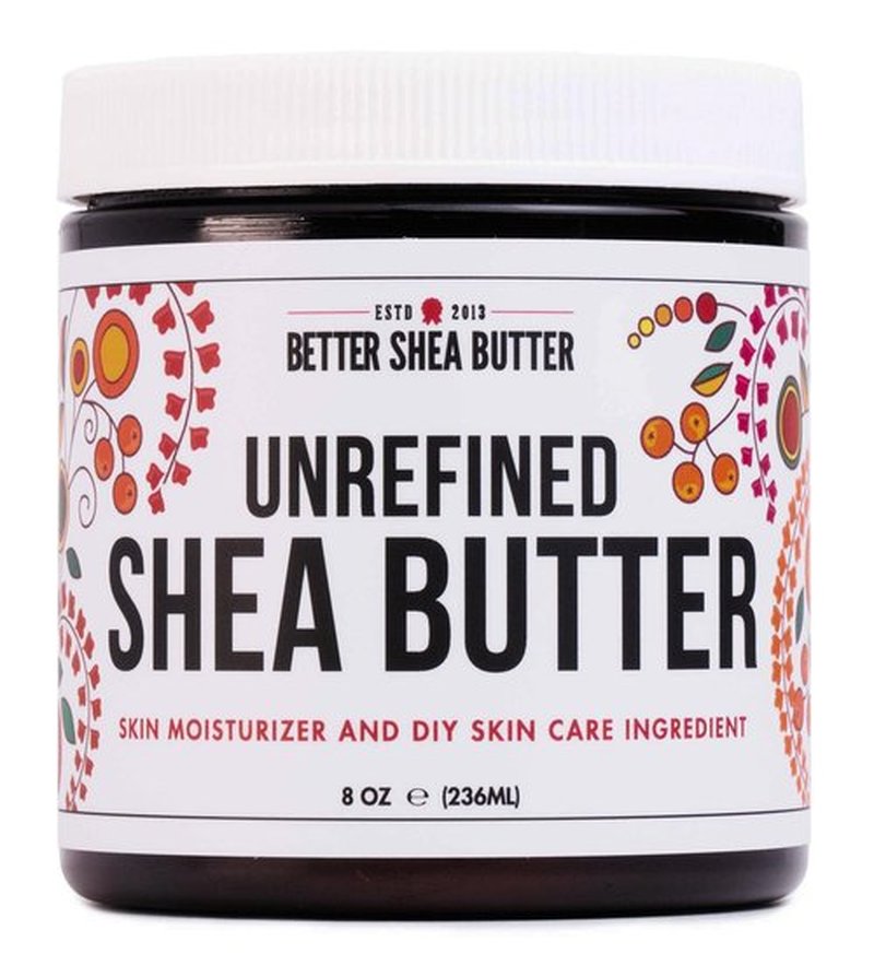 Raw Shea Butter - 100% Pure African Unrefined Shea Butter for Hair - Skin Moisturizer for Face, Body and for Soap Making Base and DIY Whipped Lotion, Oil and Lip Balm - 8 oz Jar