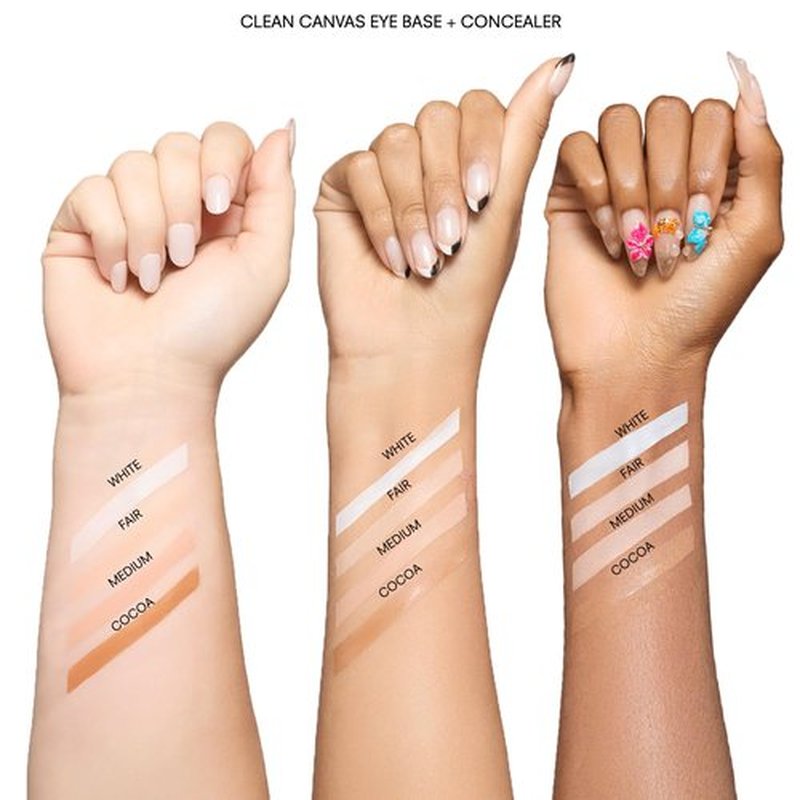Gerard Cosmetics Clean Canvas Cocoa Eye Concealer and Base Smudge Proof | Makeup Primer and Eyeshadow Base | Made in the USA | Vegan Formula | Cruelty Free