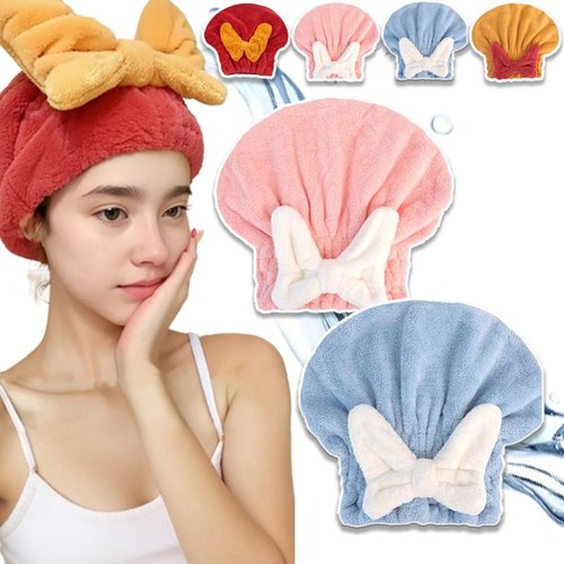 New Super Absorbent Hair Towel Wrap for Wet Hair, Super Absorbent Hair Towel Wrap for Wet Hair, Microfiber Hair Towel Wrap, Hair Towel Wrap for Women, Quick Dry Microfiber Hair Towel (2PCS-B)