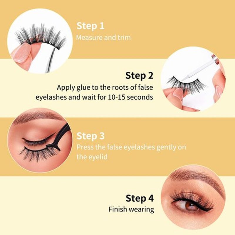 DYSILK False Eyelashes Fake Lashes - Eyelashes Natural Look 5 Pairs 6D Lashes Mink Eyelashes 5 Styles Mixed Fluffy Lashes Reusable Fake Eyelashes Wispy Mink Lash Natural Look| 15mm-18mm