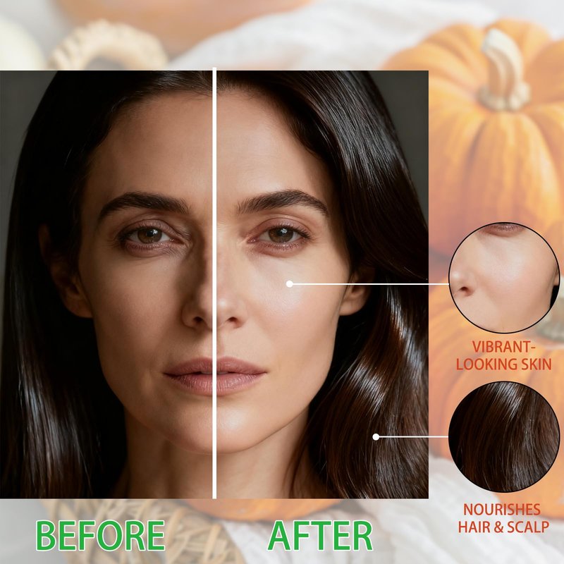 tovaginsh 3Pack Organic Pumpkin Seed Oil for Hair Growth, 100% Natural Cold Pressed Pumpkin Oil for Face, Skin Care, Hair Care, Scalp Massage, Body Massage Oils with Dropper