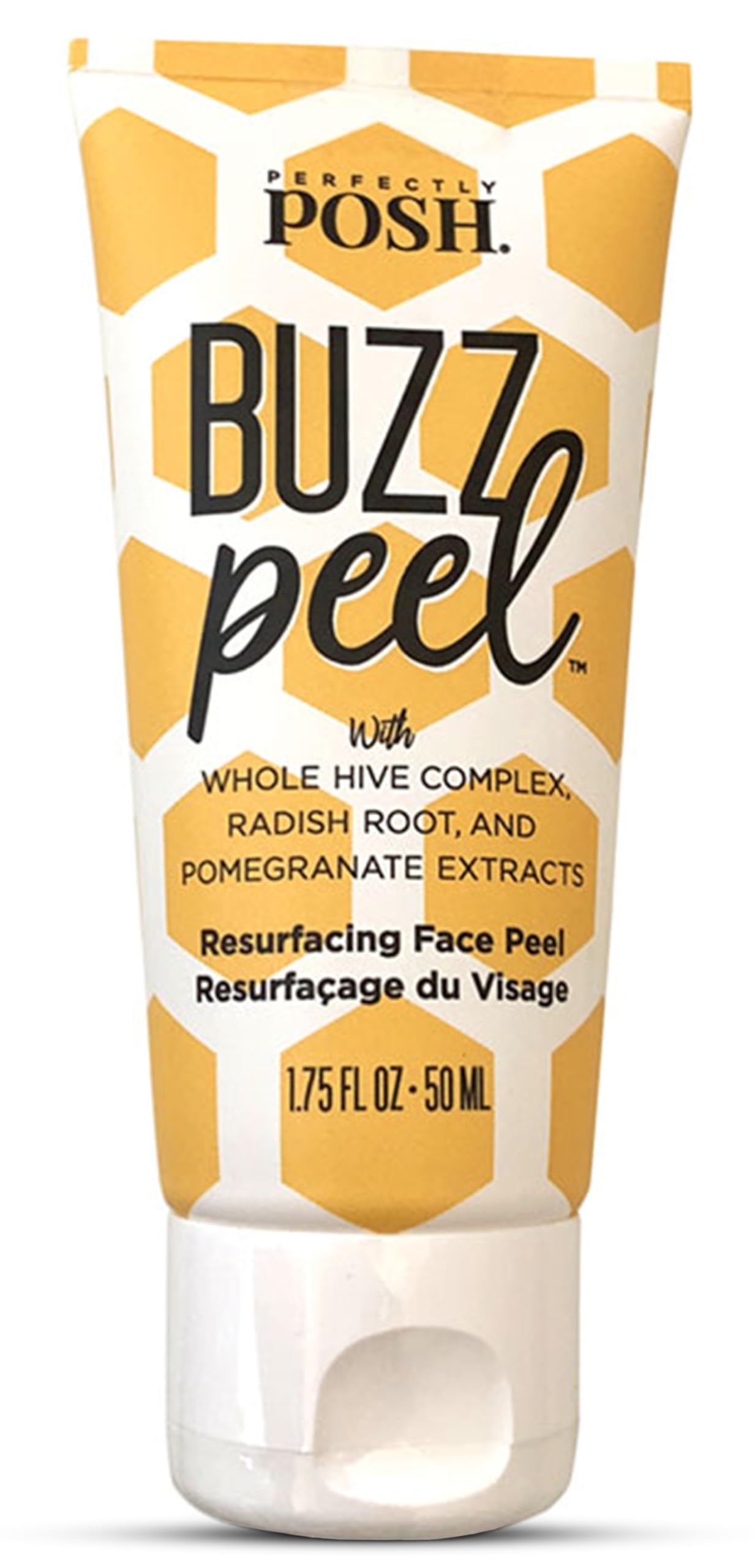 Perfectly Posh - Buzz Peel Resurfacing Face Peel - Exfoliating Facial Peel with Glycolic and Lactic Acids and Honey Complex - 50ml