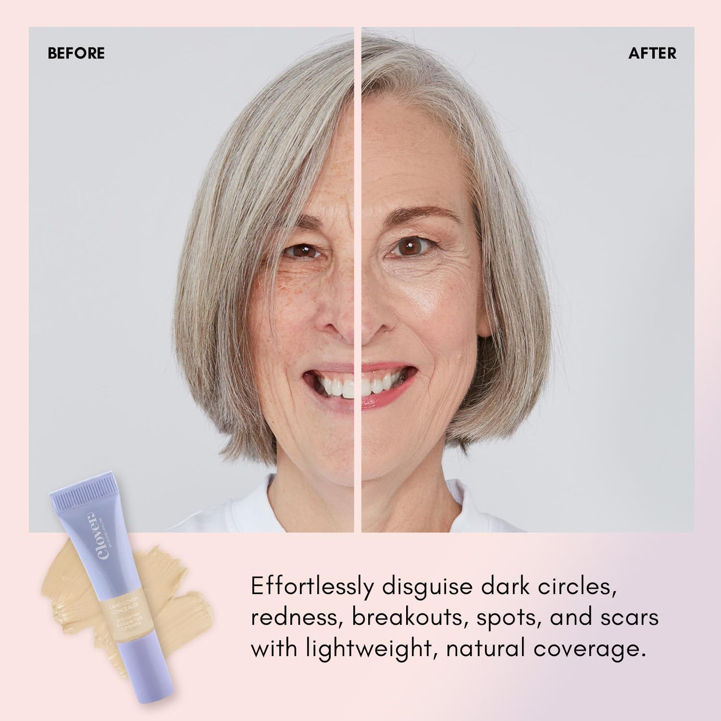Clover Camo Cover Face & Under Eye Concealer Cruelty-Free & Vegan Natural Makeup