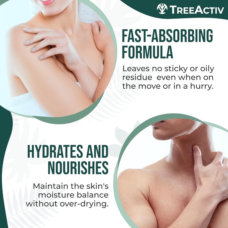 Back Acne Spray, 2% Salicylic Acid (BHA) Body Acne Spray, Fast-Drying Tea Tree Oil + Aloe Mist for Back, Chest, Shoulders & Butt, 4 fl oz