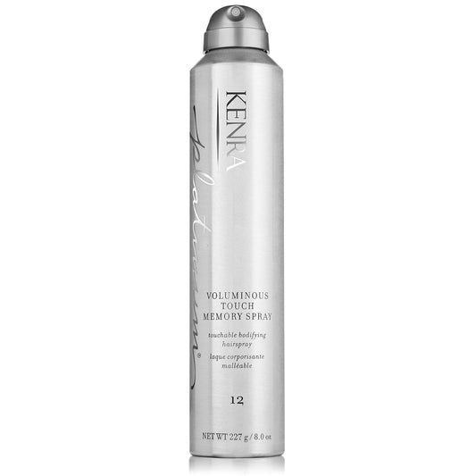 Kenra Platinum Voluminous Touch Memory Spray 12 | Bodifying, Fullness Hairspray | Lasting Sytle Memory for 96 Hours | Soft, Touchable Volume | All Hair Types