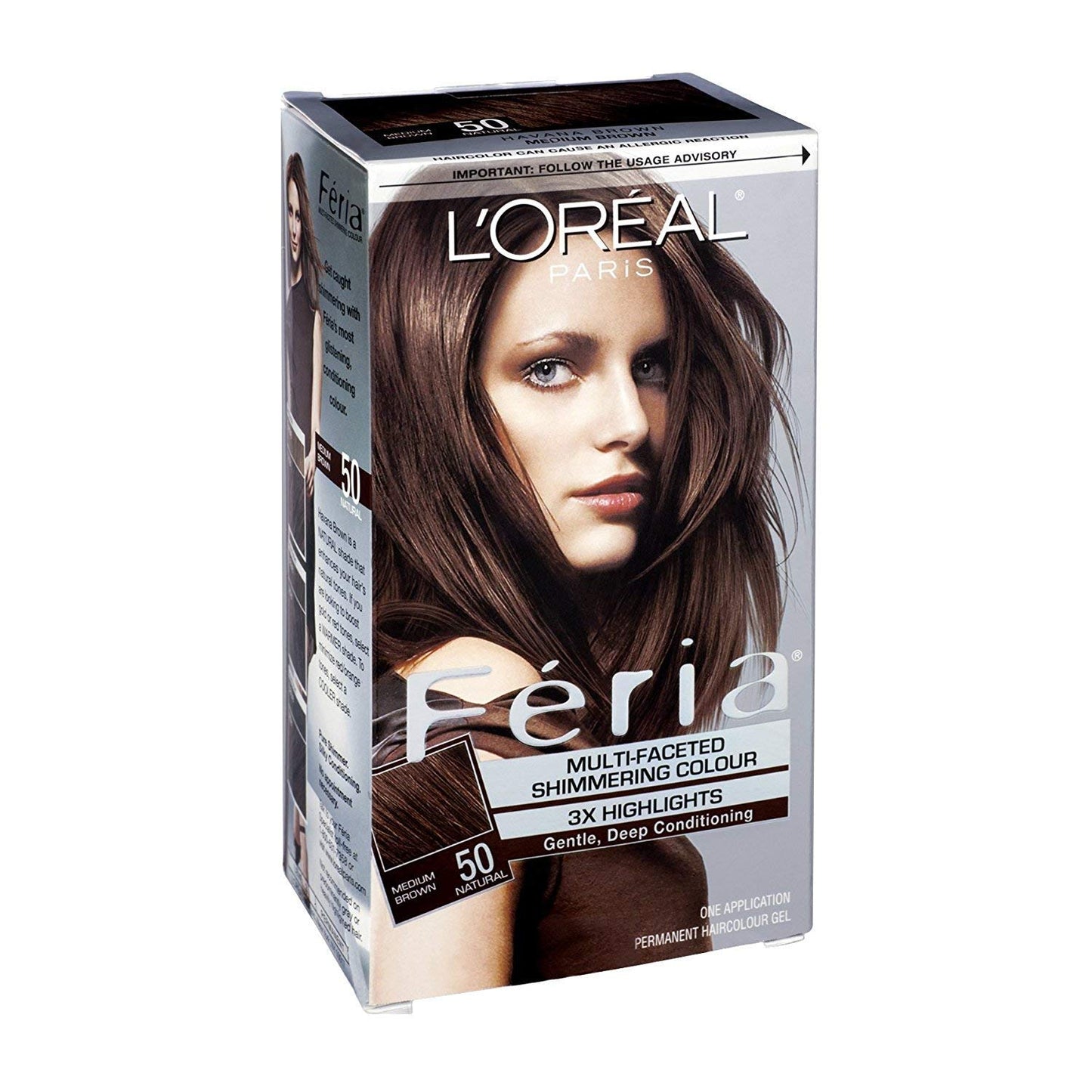 Feria Multi-Faceted Shimmering Permanent Hair Color Kit - C100 Star Lights Extreme