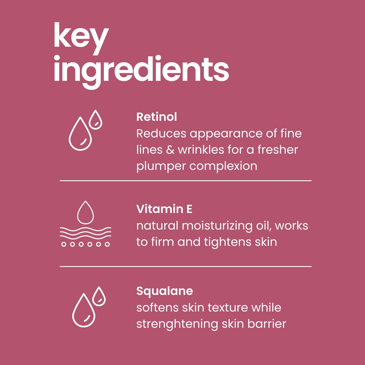 Natural Outcome Retinol Serum for Face | Fine Line and Wrinkle Reducer Serum | Nightly Hydrating Facial Serum with Hyaluronic Acid, Vitamin E, Squalane and Aloe Vera | Collagen Enhancer | 1 oz