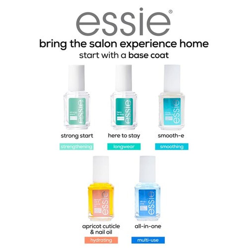 essie Nail Care, 8-Free Vegan, Speed Setter Top Coat, quick-dry nail polish, 0.46 fl oz