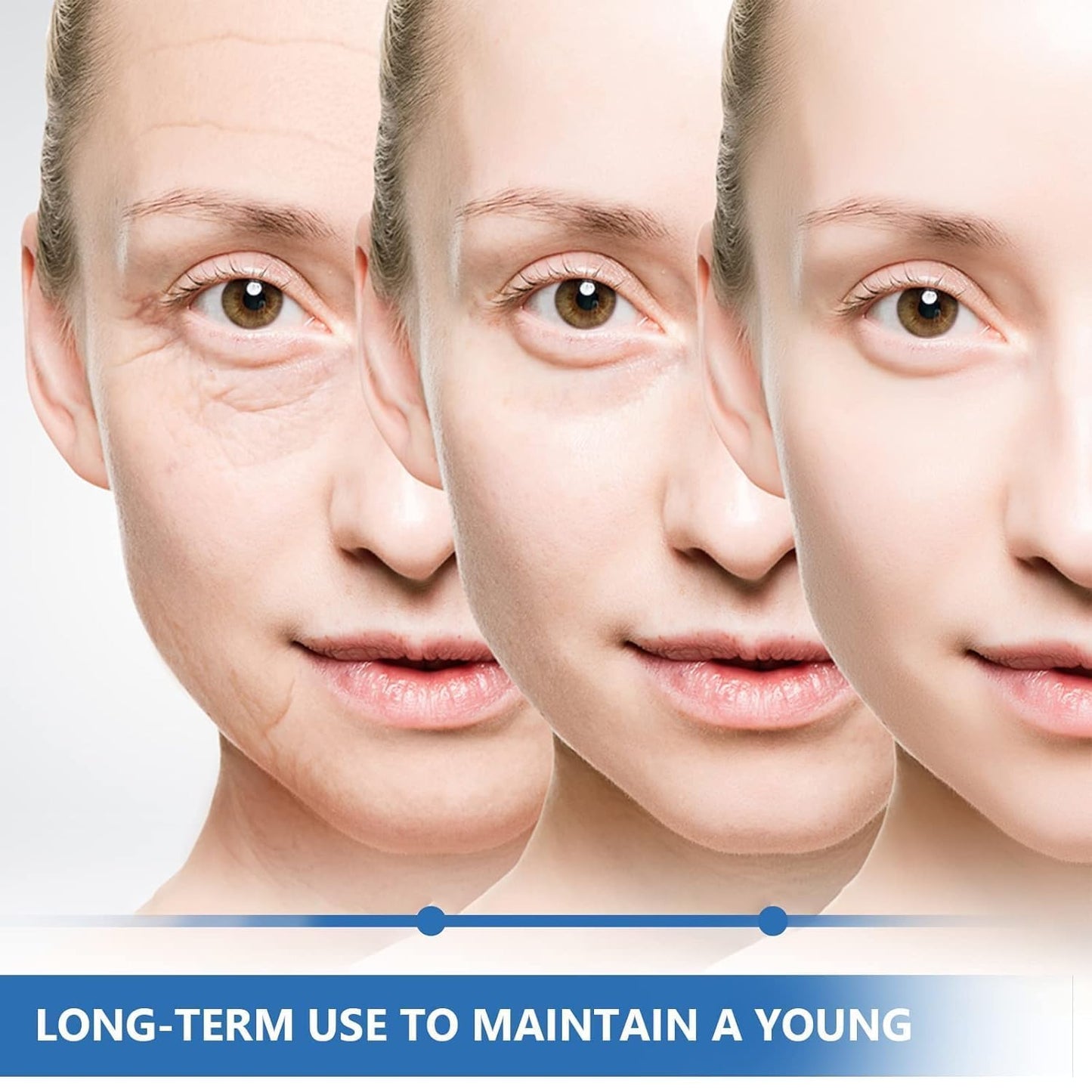 Sfuchin Facial Patches - Wrinkle Patches - Wrinkle Tape - Face Lifting Tape - Non-Invasive Wrinkle Remover - Multifunctional High Elasticity Wrinkle Forehead Eyes Face (Beige-2.5cm)